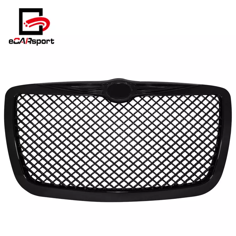 eCARsport Black Diamond Car Mesh Front Hood Bumper Grille Grill For  Chrysler 300 300C 04-10