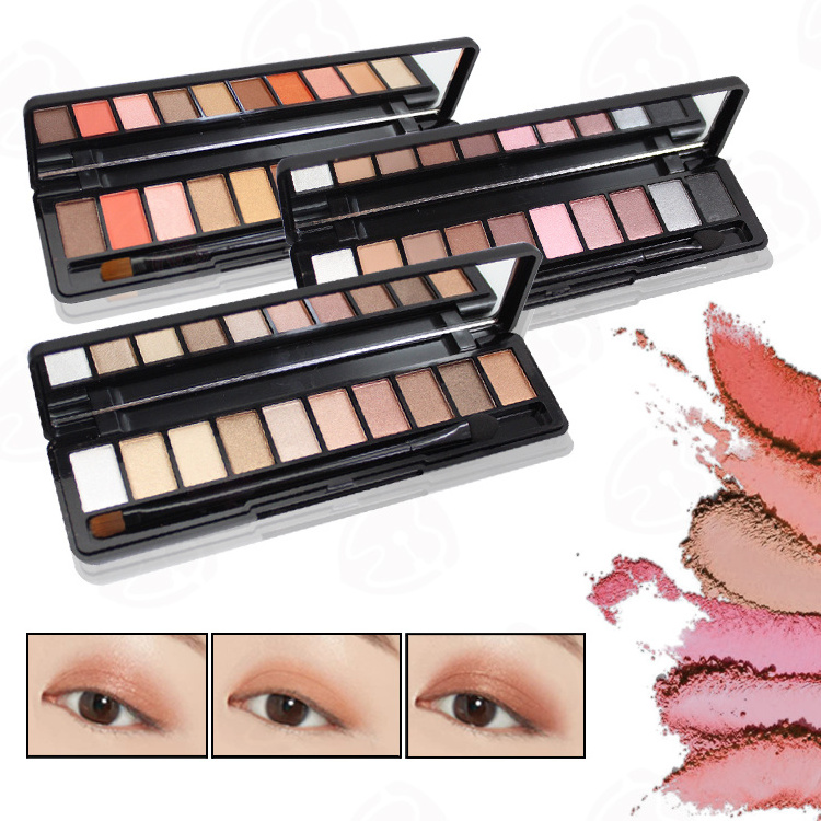 Own Brand Bulk Make Up Pallets Makeup 16 Color EyeShadow Palette Matte Shimmer Nude Glitter Pigmented Eye Shadow