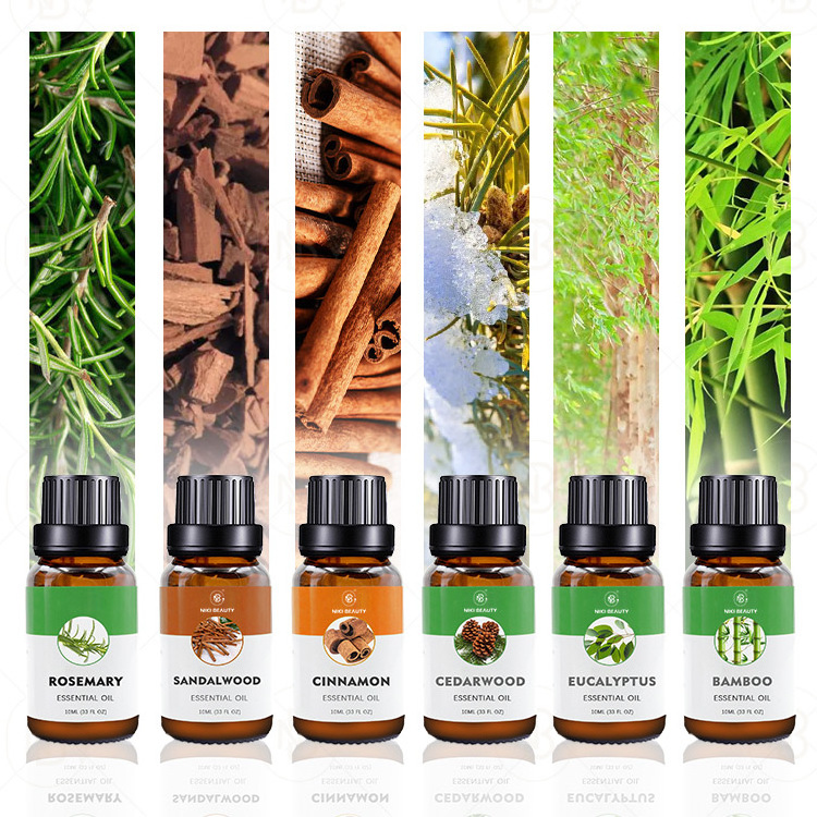 Custom Wholesale Best Aromatherapy Tea Tree Cypress Cedar Wood Essential Oil Set