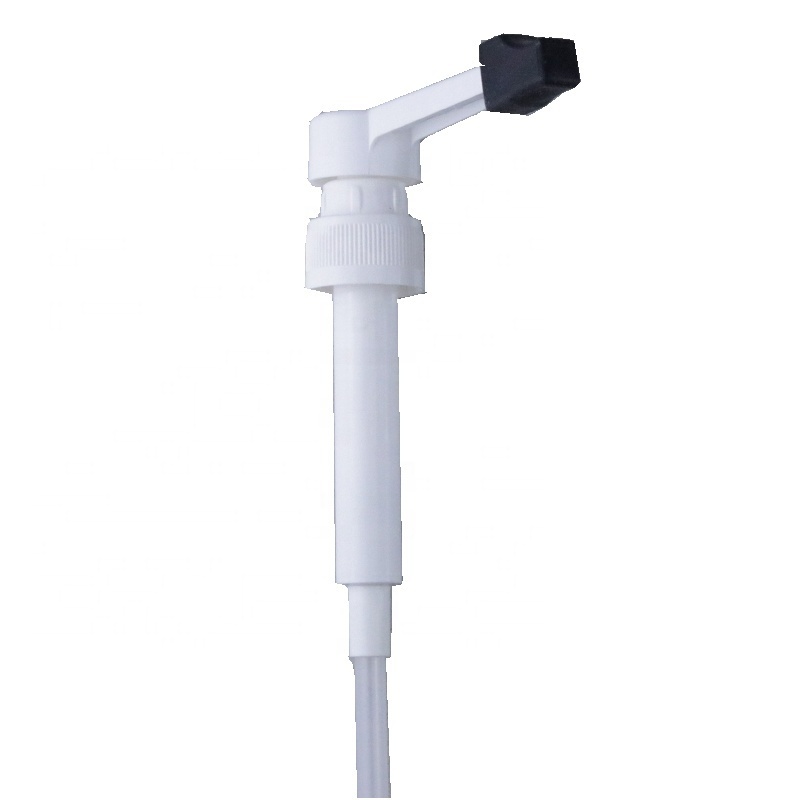 Manufacture SGS certificated Food Grade Plastic Pump Sauce Dispenser Coffee Syrup Pump with Food Grade Silicone Stopper