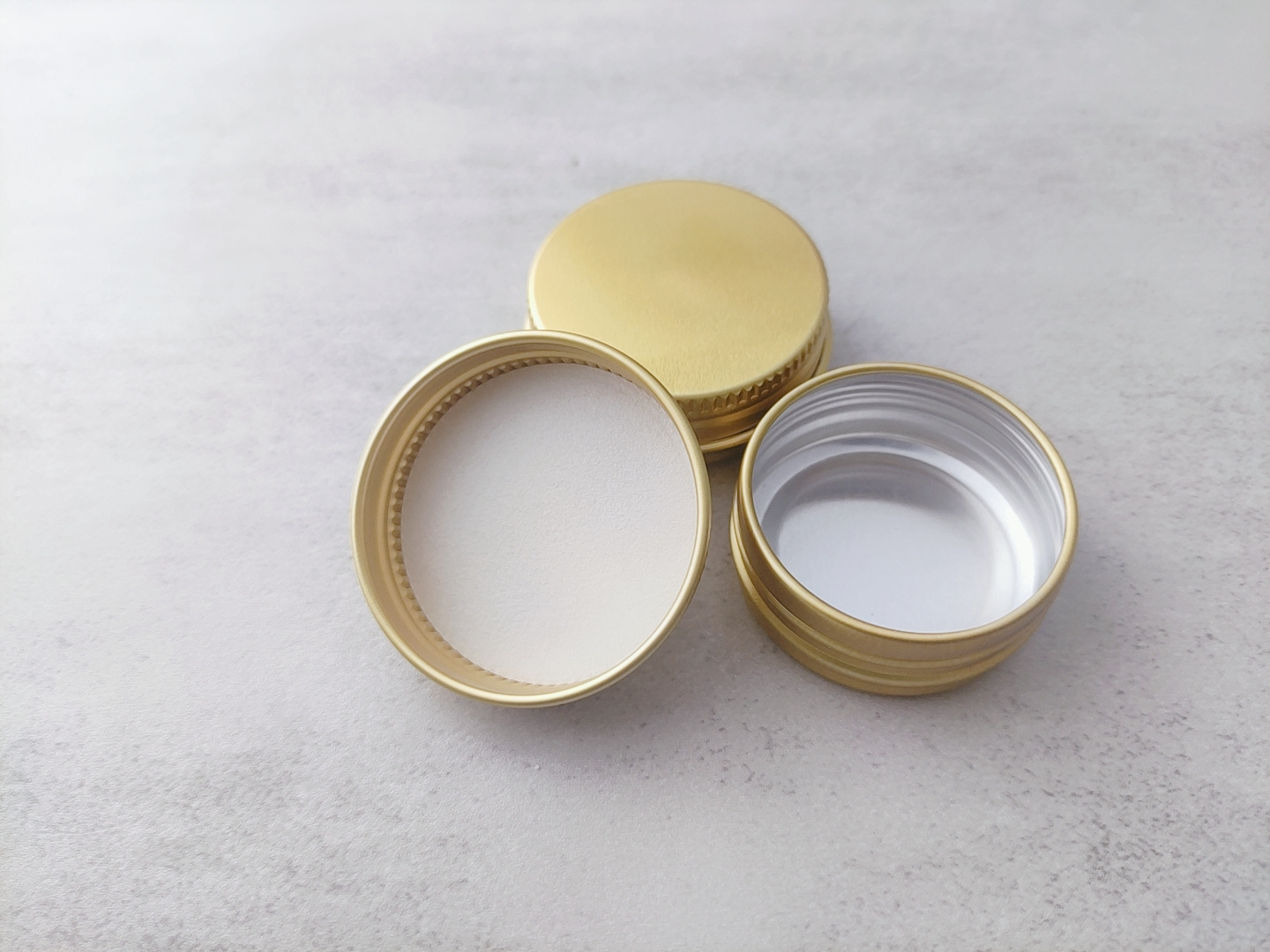 Hot Sale 15ml Mini Aluminum Container Cosmetic Gold Empty Round Aluminum Tin Can Metal Tin Box (NAL03)