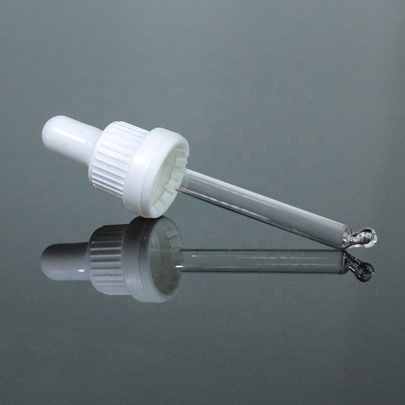 China Factory 18 410 18mm ribbed closure plastic dropper cap tamper evident cover (DRG05)