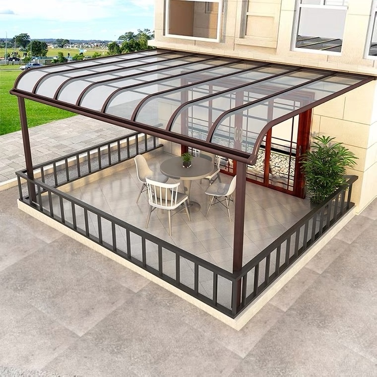 Garden Wind Resistance Awning Canopy Awning Aluminum Patio Awning Covers