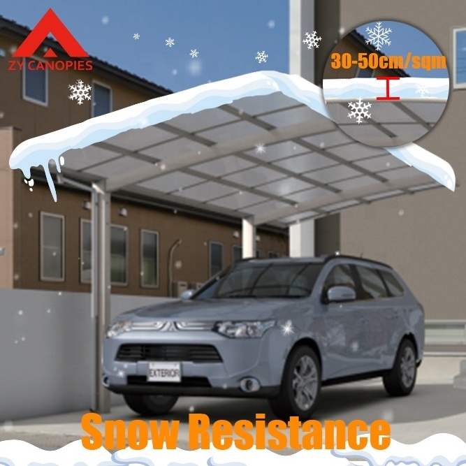 Snow Resistance Car Port Cantilever Carport Car Garages Canopies Aluminum Carport