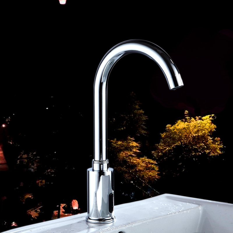 modern water saving design luxury brass infrared touchless faucet smart sensor kitchen faucets