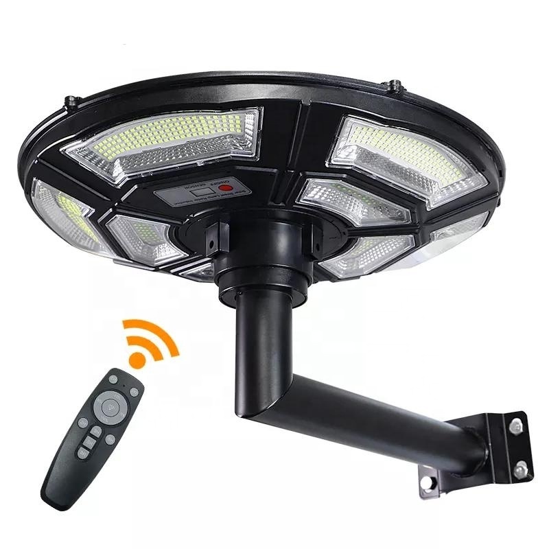 Niko Outdoor IP65 Public Road Post Top Lighting Motion Sensor Round All In One 900W LED Solar Garden Light