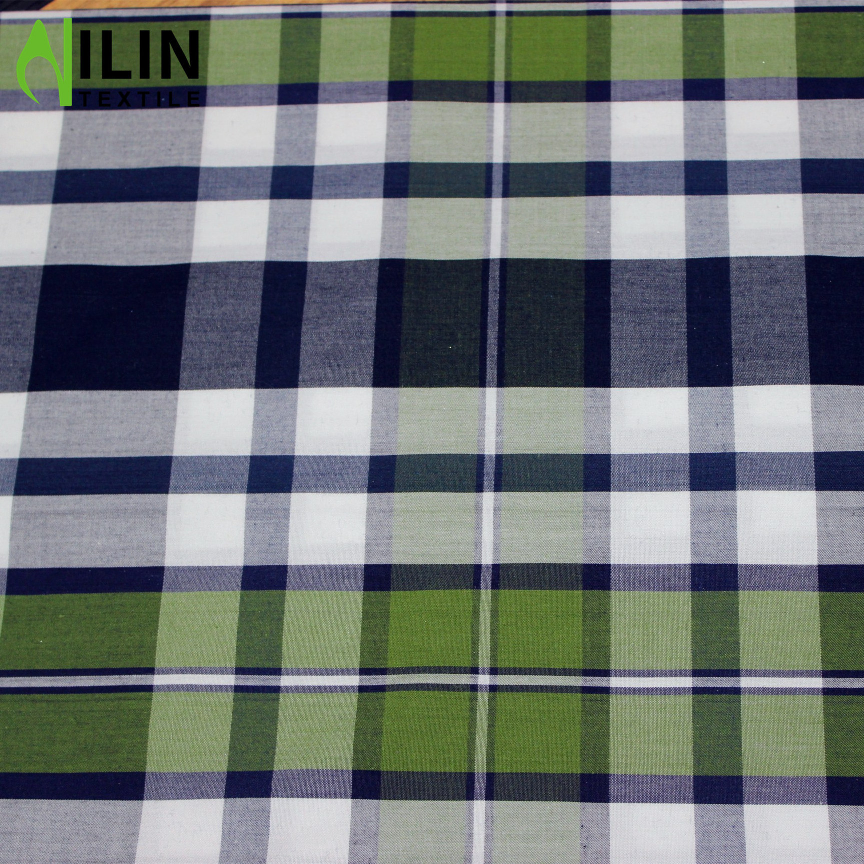 100% cotton yarn dyed check fabric woven plaid fabric manufacturer new design