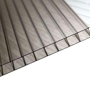 100% Virgin 50 Micron Resin Uv Coating outdoor patio Awning roofing Polycarbonate Sheet Terrace Canopy