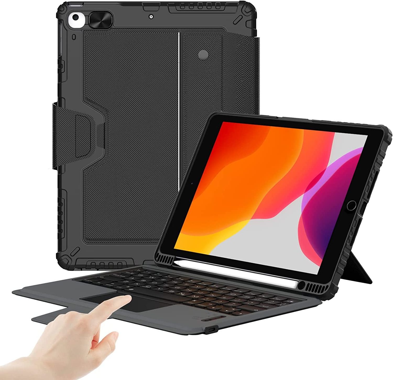 Nillkin Keyboard Case with pencil holder For iPad Pro 11 Inch 10.2 inch for iPad 9th generation case with keyboard tablet case