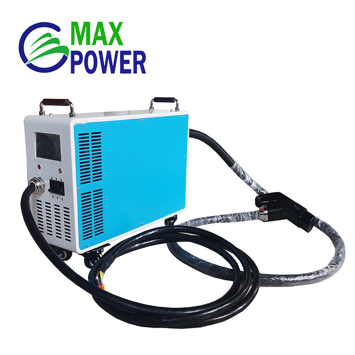 New Product 20a Electric Vehicle Charger Pile GB/T 7kw Portable Mobile Fast Dc Ev Charging Station