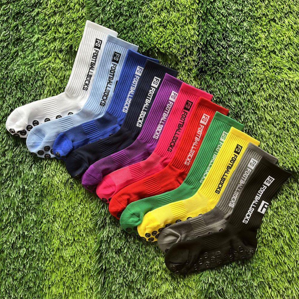 Free samples High quality Anti Slip Sock Non Slip Soccer Sport Football Sports Grip anti-slip soccer socks For Men