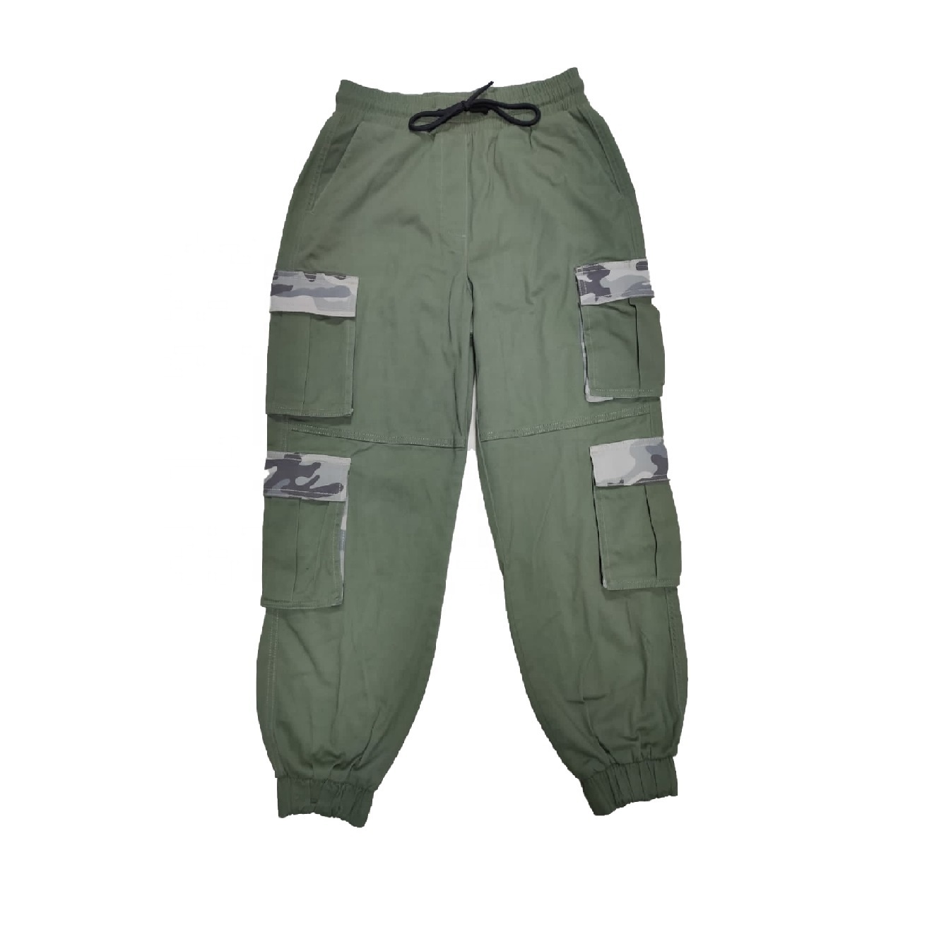 Best Selling Custom OEM & ODM Service Factory Made Cheap Price Plus Size Women's Baggy Cargo Trouser Pants From Bangladesh