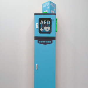 Indoor Metal Wall Mount Alarmed Emergency AED Defibrillator Box AED Case