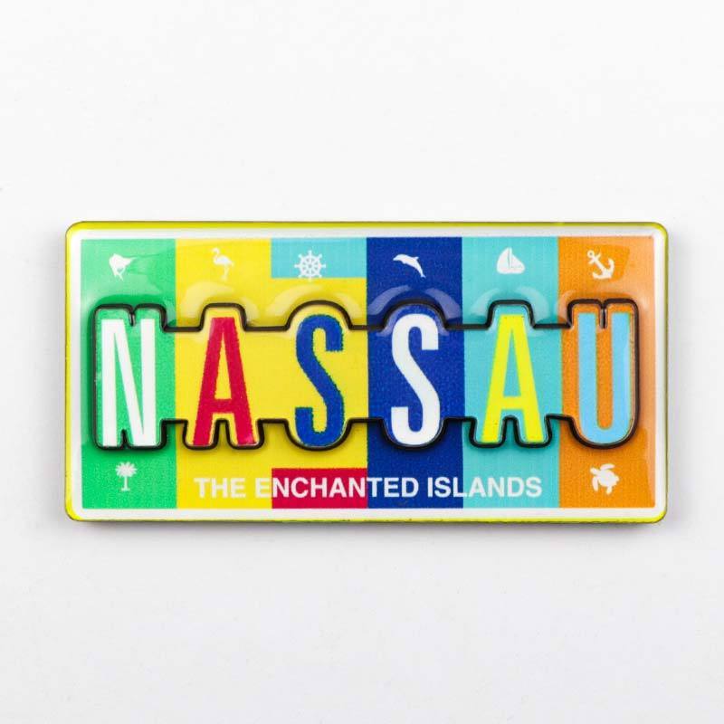 Manufacture Customized Design Bahamas Beach Tourist Souvenir 3d Wood MDF Fridge Magnet Crafts