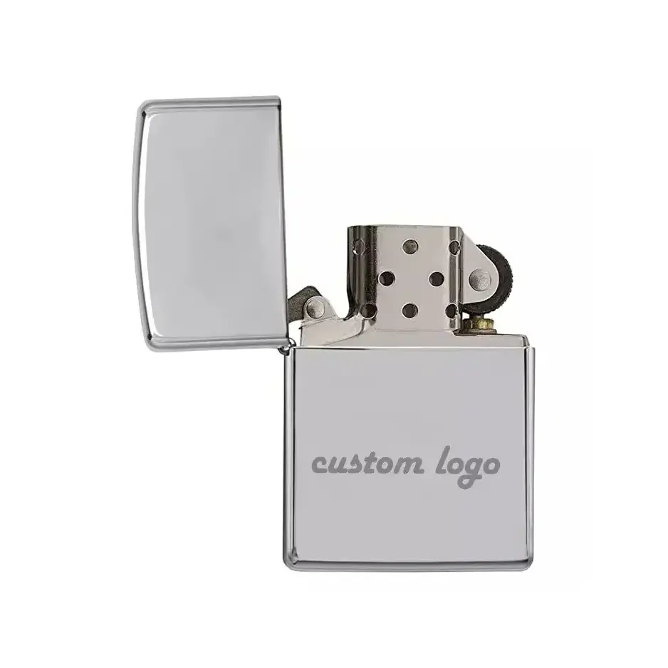 Classic Original Smoking Lighter Custom Windproof Kerosene Metal Cigarette Clipper Lighters