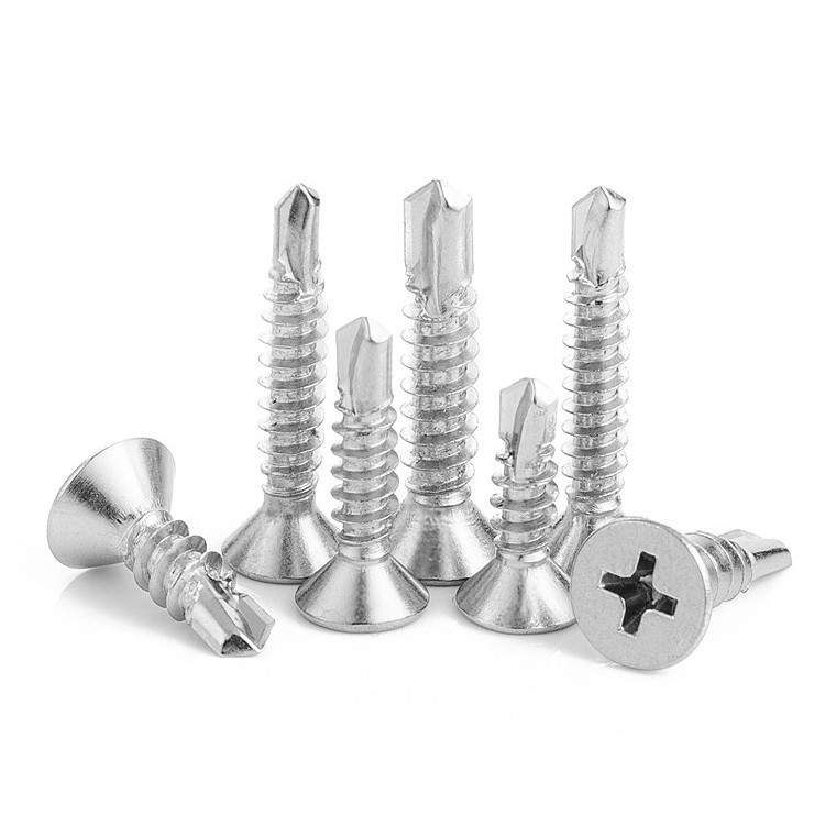 Stainless Steel M4.2 M4.8 Roof Self-drilling Screws Phillips Countersunk Head Self Drilling Screw