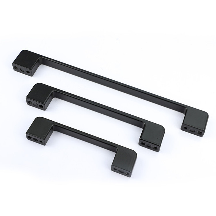 Classic Aluminium Alloy Door Handles Black Cupboard Handles Pull Handle for Cabinets