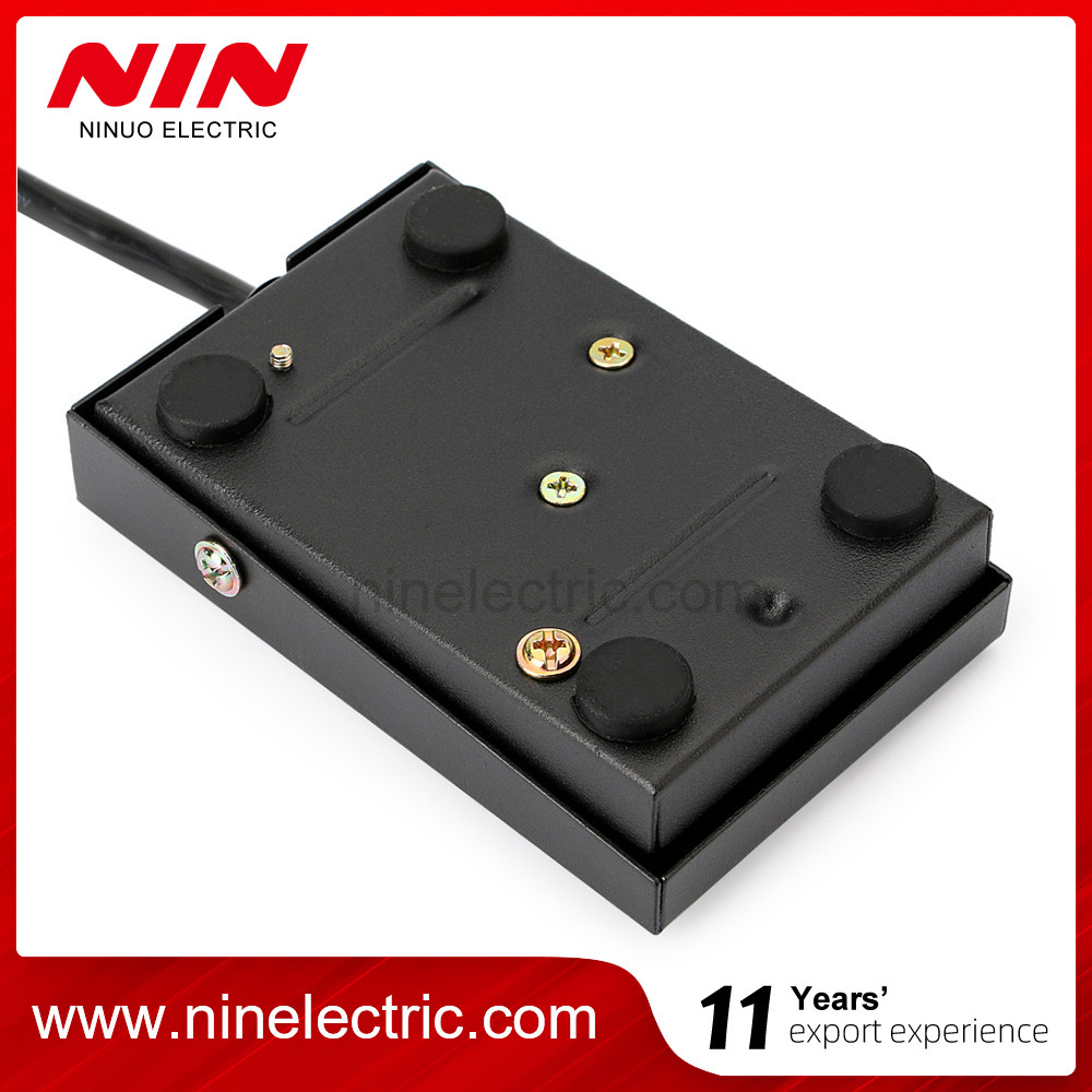 Foot Switch Momentary Industrial Pedal Switch Nonslip  Retardant Foot Pedal Switch with NO NC