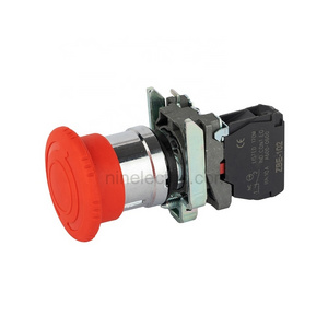 NIN XB4-BS542 Emergency Stop, Switching Off 22mm Latching Turn Release  Push Button N/C Maintained Push Button Switch