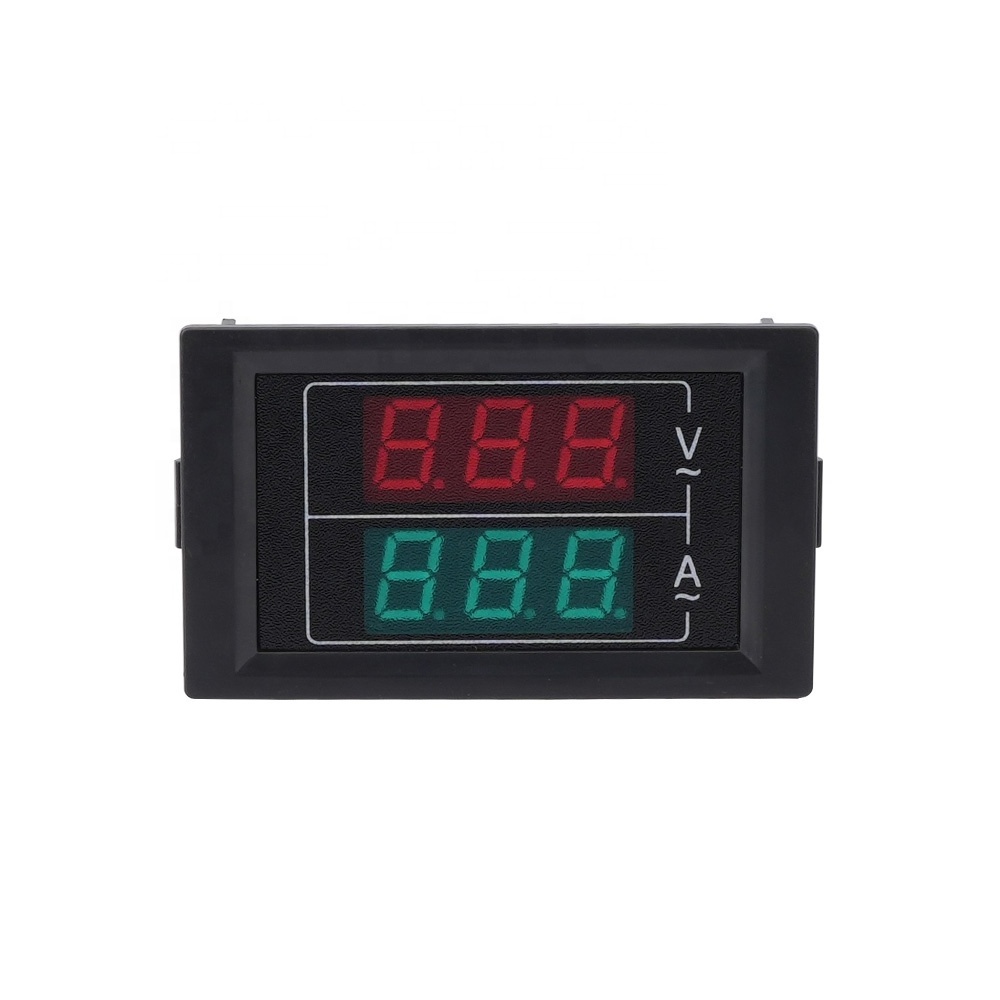 Car Current Monitor Tester Red LED Amp Dual Digital Display Volt Meter Gauge