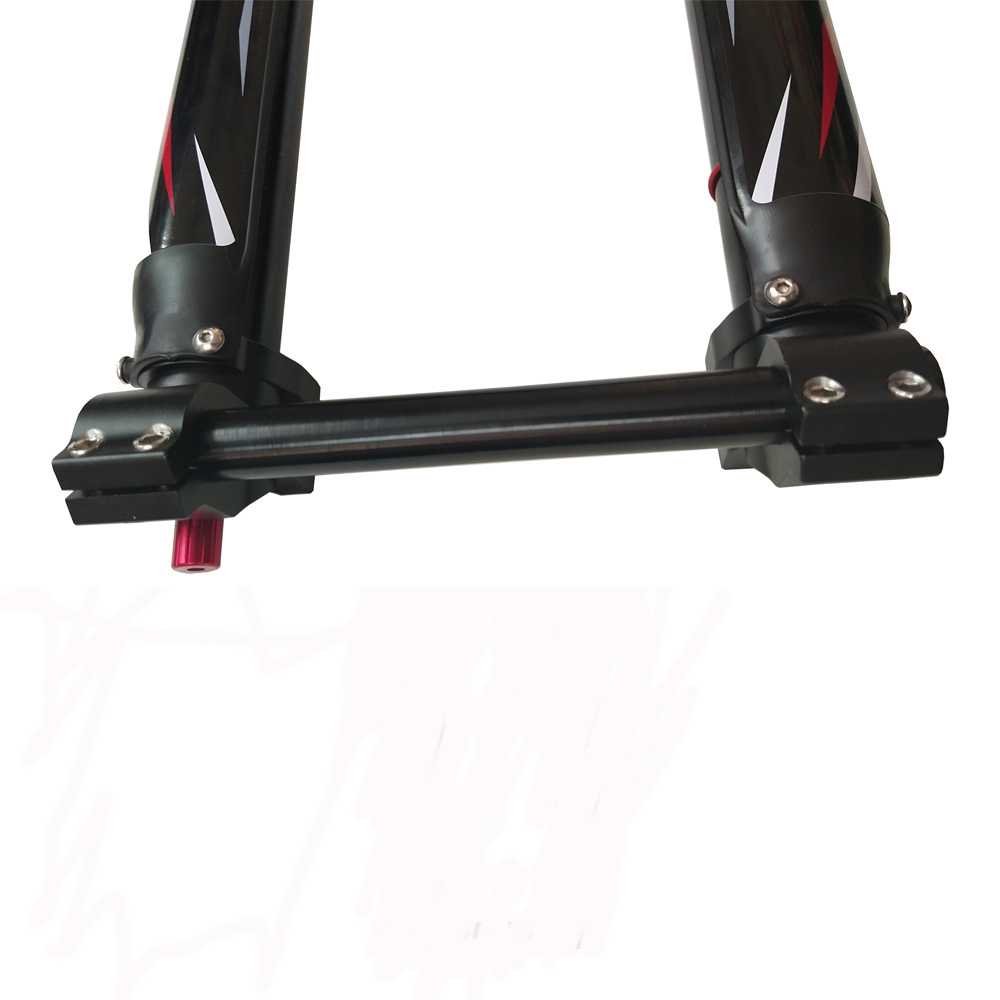 Inverted Mountain Bike Air Fork with Damping Axle 15-20mm DH Fork