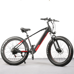 New design snow bike beach hybrid E cruiser 26 inch 4.0 electric fat tire bicycle