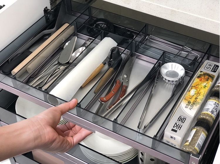 Kitchen Cabinet Pull Out Cabinet Drawer Organizer Stainless Steel Slide Out Shelves Glass Slide Out Cabinet Organizer