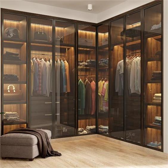 Stainless Steel Freestanding Wardrobe Closet And Metal Wardrobe