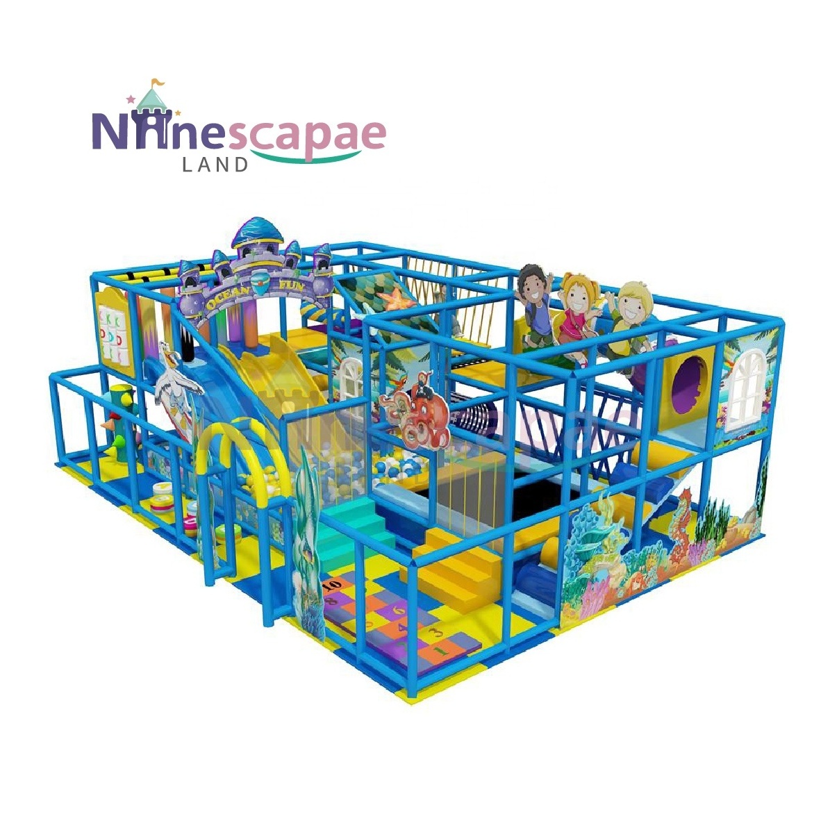 Top-Rated Indoor Soft Playground Equipment for Kids - Ideal Children's Play Area for Business Use