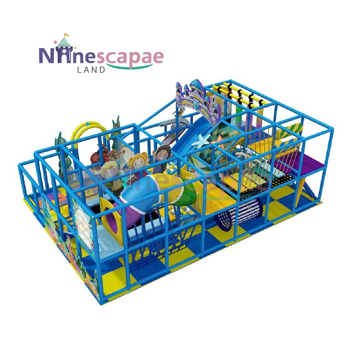 Top-Rated Indoor Soft Playground Equipment for Kids - Ideal Children's Play Area for Business Use