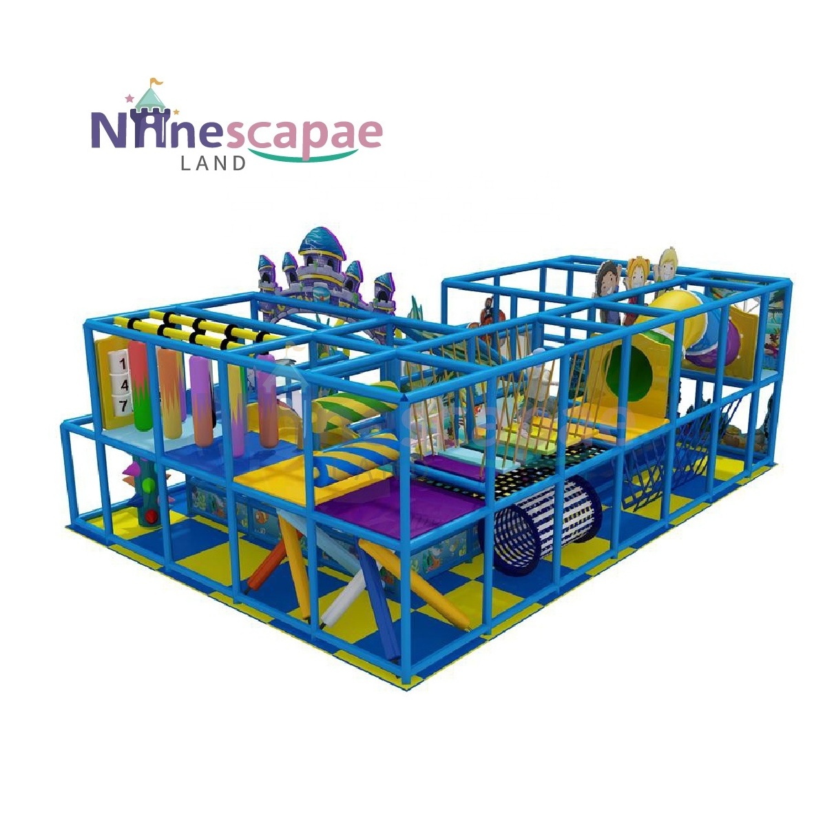 Top-Rated Indoor Soft Playground Equipment for Kids - Ideal Children's Play Area for Business Use