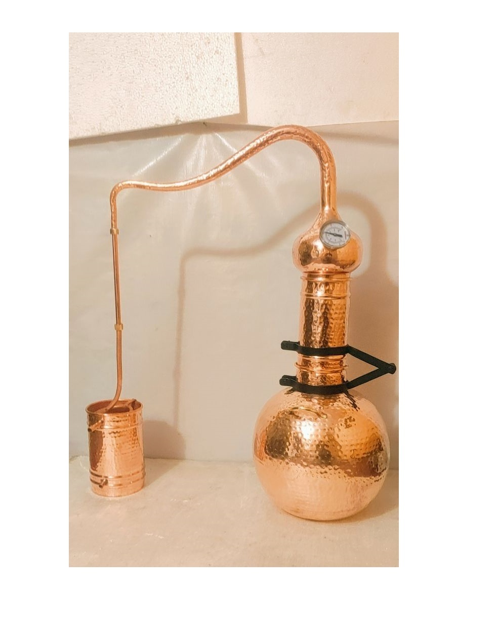 5L Pot still Alcohol Home Distillation Mini distiller Whiskey Vodka Gin Liquor 5L Copper Distiller