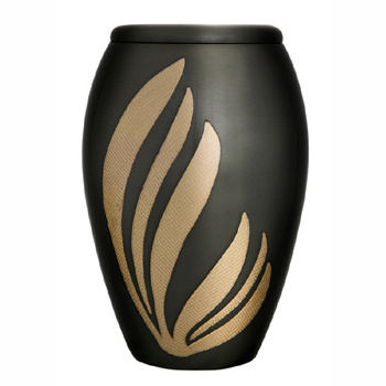 Golden Cremation Urn For Ashes Classic Engraved Butterfly Urn in Gold japanese urns