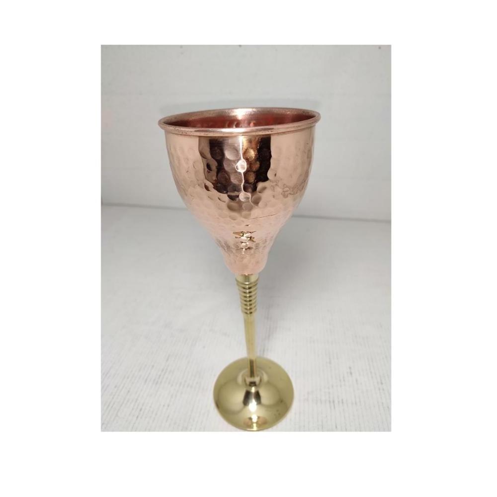 Best Quality Copper Goblets for Vodka Cocktails and Wine engraved metal goblets amber goblets in good price