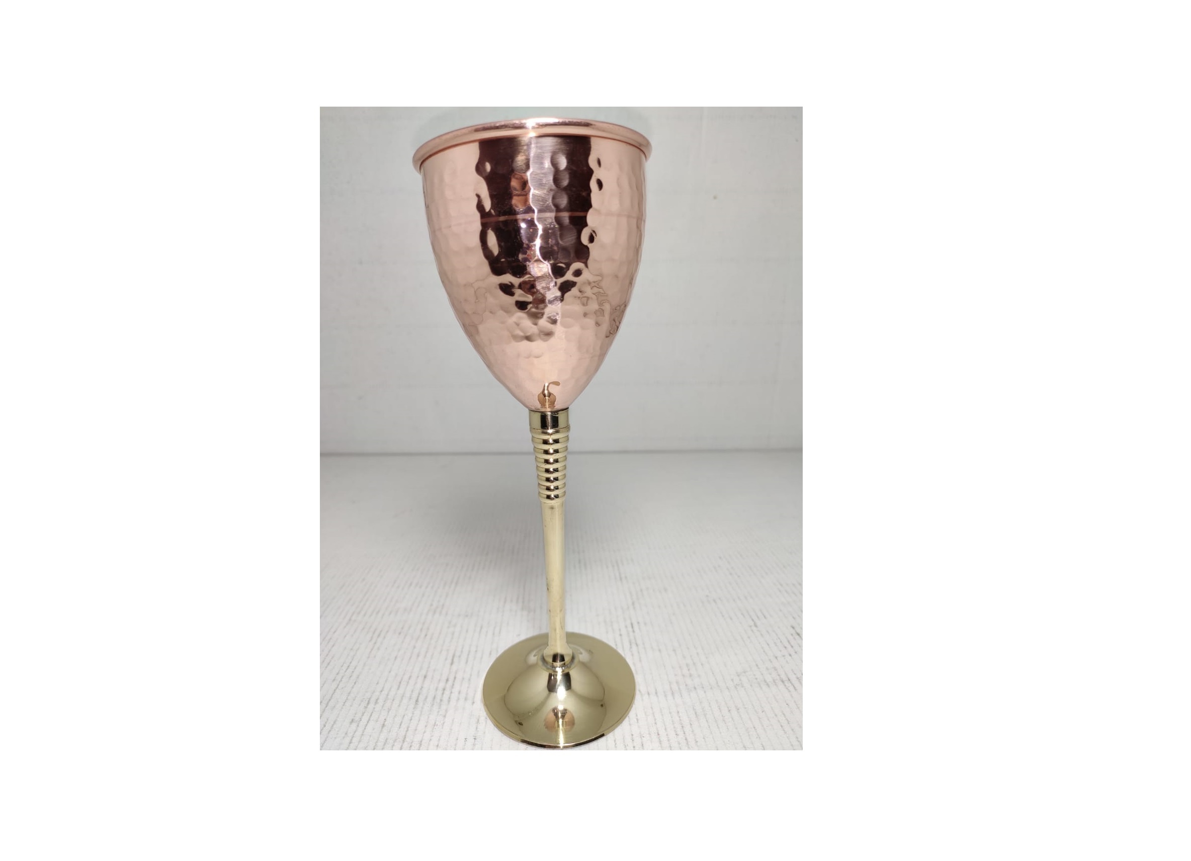 Best Quality Copper Goblets for Vodka Cocktails and Wine engraved metal goblets amber goblets in good price