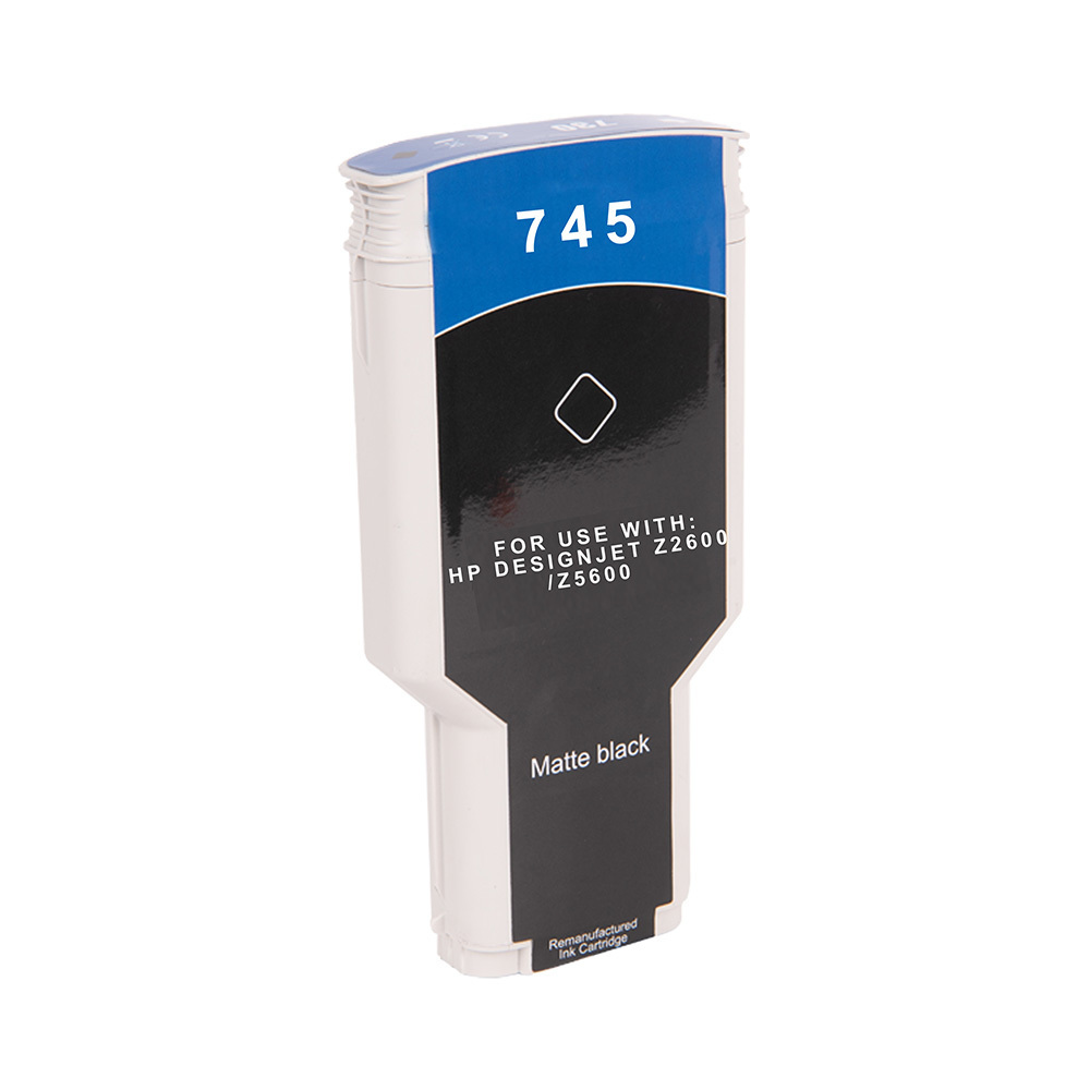 Factory Price 300ml Remanufactured HP745  Ink Cartridge HP745XL Inkjet For HP 745 XL Designjet Z2600 Z5600