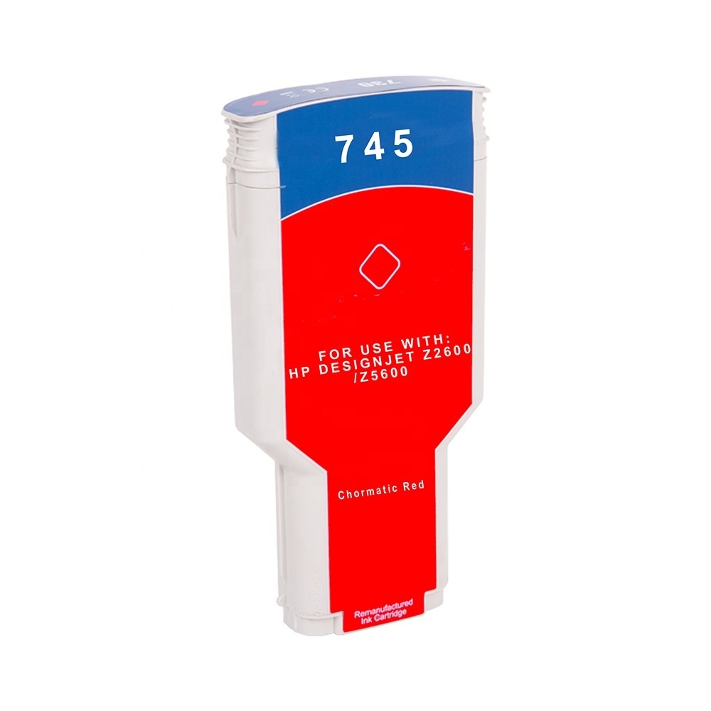 Factory Price 300ml Remanufactured HP745  Ink Cartridge HP745XL Inkjet For HP 745 XL Designjet Z2600 Z5600