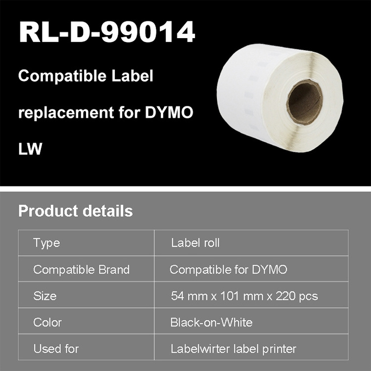 LW99014 101 x 54 mm for Dymo Thermal Label Printer Address Compatible Removable Label Paper Roll