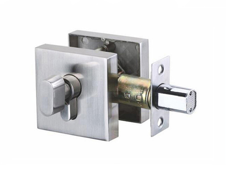 Square deadbolt satin nickel zinc alloy single cylinder deadboltwith keys door lockset double cylinder deadbolt door lock