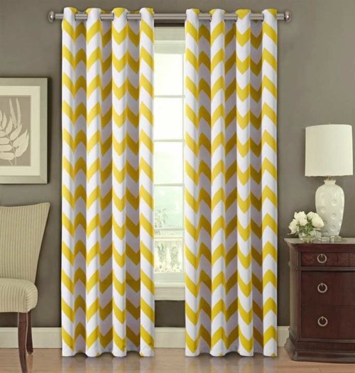 European Style Elegant Printed Fabric Curtains For Living Room