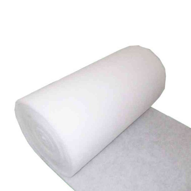 Recycled polyester wadding carded cotton filled batting wadding for soft comforter