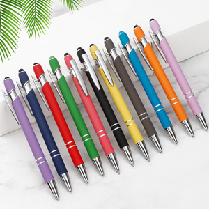 Promotion Cheapest Multifunction Stylus Ball Pen With Custom Logo Soft Touch Screen For Mobile Phone