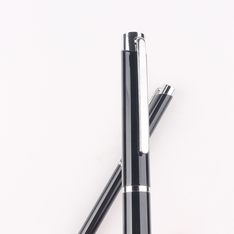 Luxury Wholesale Slim Metal Gel Pen With Custom Logo Parker Black Ink Fillable Refill