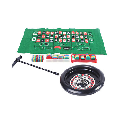 10.6 Inch Russian Roulette Toy Board Game Casino Turntable Poker Chip Dice Roulette Game