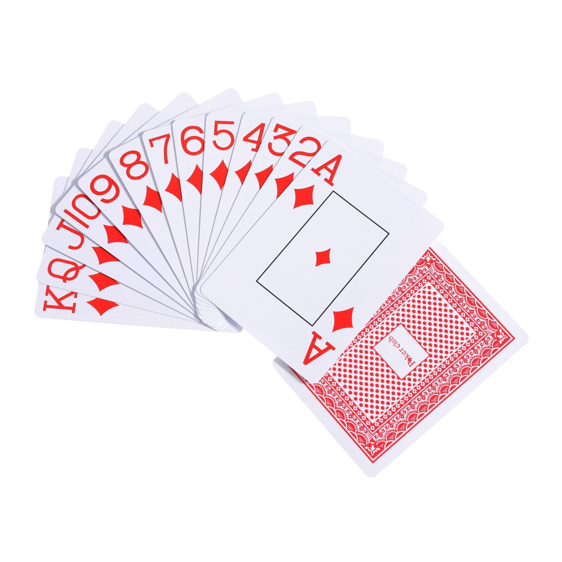 Waterproof Colorful PVC Club Playing Cards Table Poker Plastic Fun Playing Cards