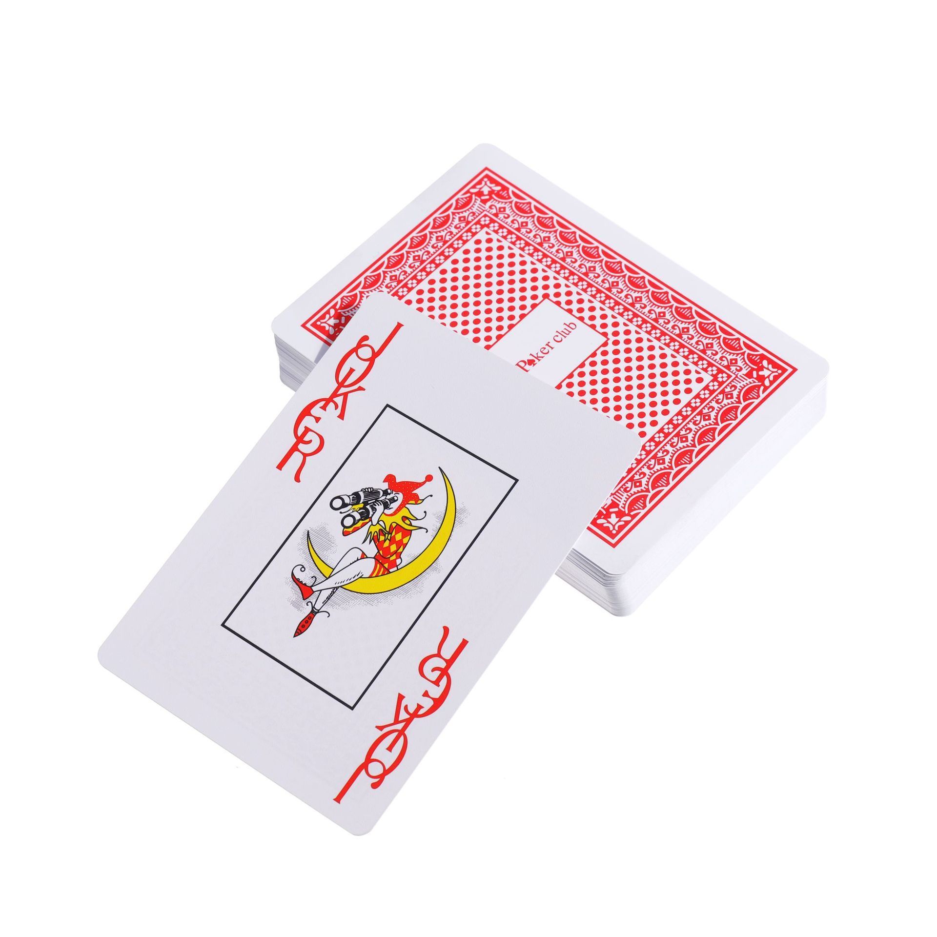 Waterproof Colorful PVC Club Playing Cards Table Poker Plastic Fun Playing Cards