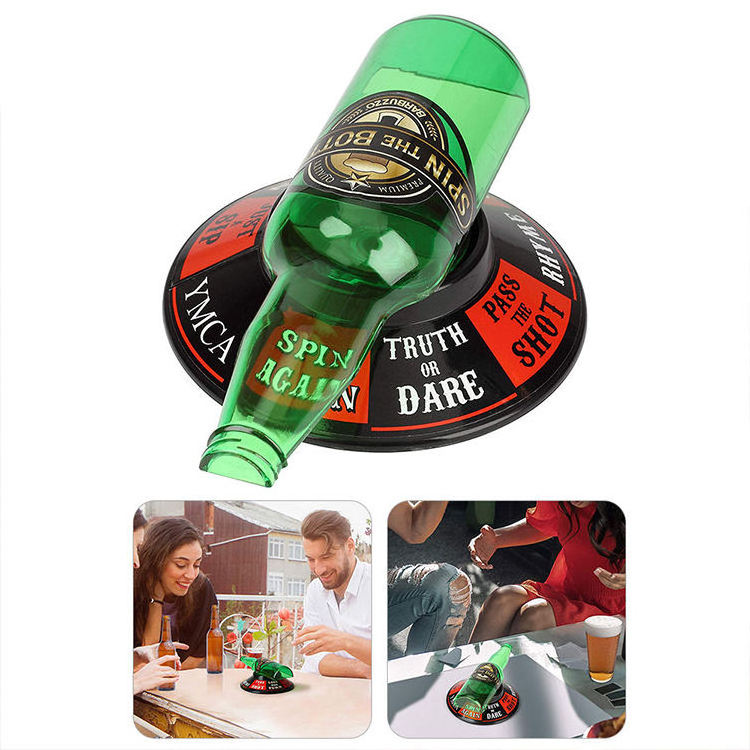 Turntable Toys Spin the bottle Roulette Drinking Game for Adult Bar Spinner Fun Party Drinking Game