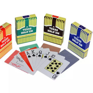 exas Hold'em 100% PVC Plastic playing card Family game poker cards Waterproof poker for Board games