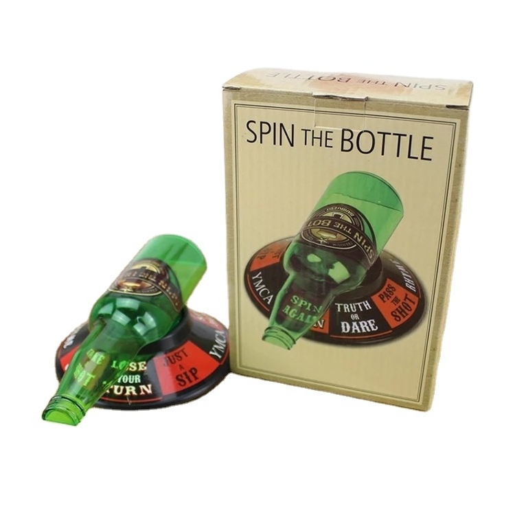 Turntable Toys Spin the bottle Roulette Drinking Game for Adult Bar Spinner Fun Party Drinking Game