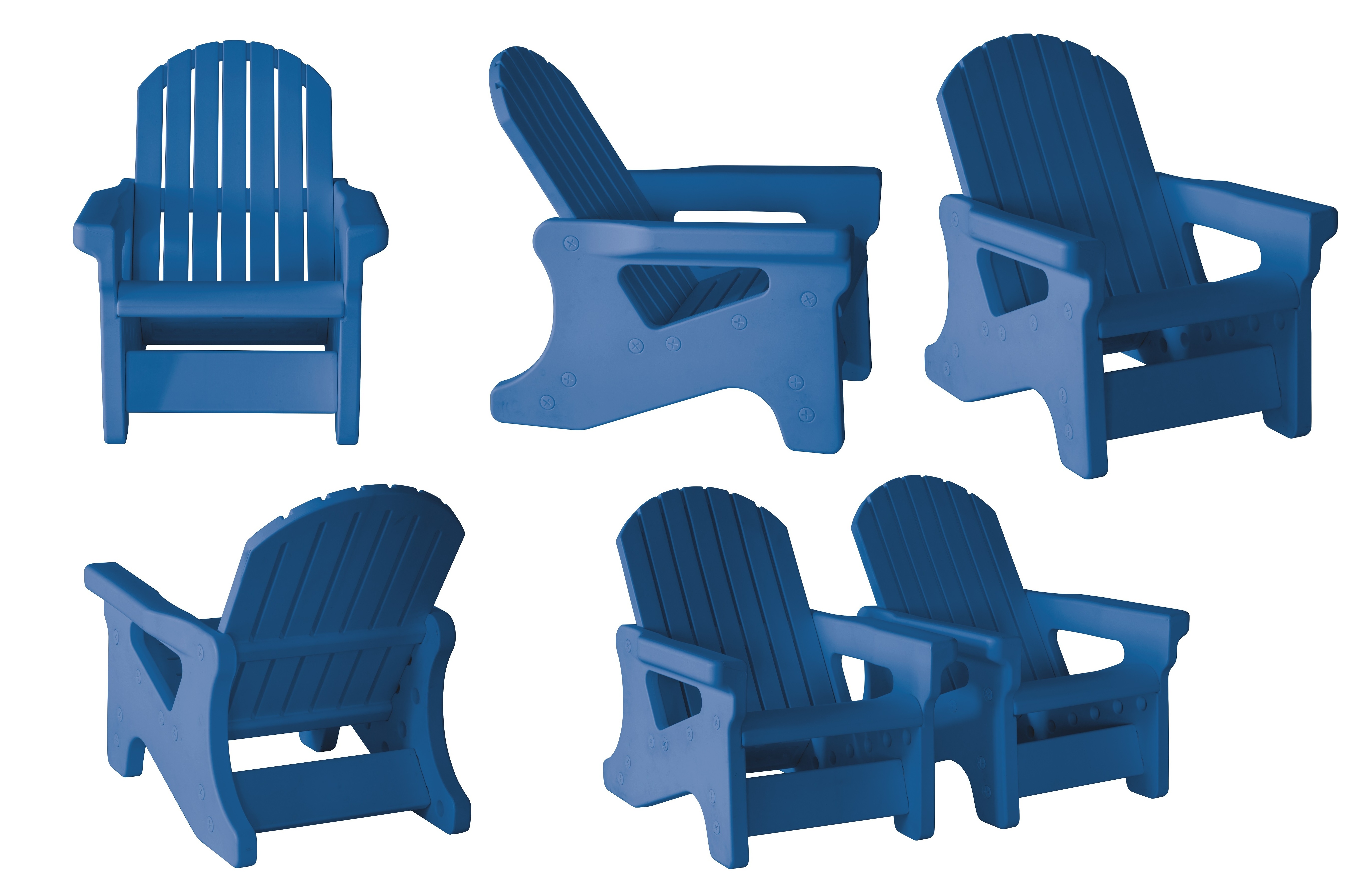 All weather Resistant HDPE plastic Adirondack Chair, Lounge Chair outdoor using